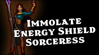 Path of Diablo - Immolate Energy Shield build