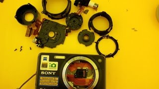 SONY DSC-W270 disassembly and lens repair