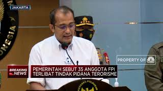Pemerintah Sebut 35 Anggota FPI Terlibat Tindak Pidana Terorisme