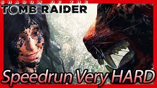 Shadow of the Tomb Raider [Very Hard (Deadly Obsession) New Game+ PC] Speedrun 3:45:09 NO Cutscenes