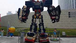 헬로카봇 펜타스톰 뽀로로 Hello Carbot Giant Robot Car Transformers PentaStorm Pororo figurines 巨大な変圧器
