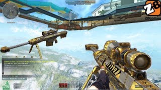 Crossfire NA 2.0 : Barrett M82A1 - Noble Gold - Hero Mode X - Zombie v4