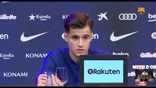 first interview Coutinho to Barcelona