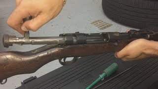 Полевой уход Винтовки Арисака Тип38 6.5х50мм / Field strip Arisaka Type38 6.5x50mm