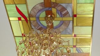 Недорогой ВИТРАЖ ТИФФАНИ..! STAINED GLASS CEILING