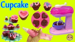 Make Real Cupcakes with Cool Baker Magic Mixer Maker Playset and Chef Barbie Doll