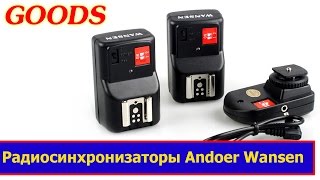 Синхронизаторы для фотовспышек. Pt-04gy Andoer Wansen