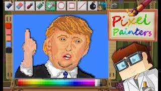 БИТВА ХУДОЖНИКОВ! ДОНАЛЬД ТРАМП и РЫБА в МАЙНКРАФТ! #24