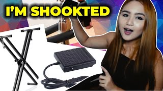 YAMAHA PIANO STAND, CHEAP SUSTAIN PEDAL AND MORE LAZADA MUSICAL ITEMS REVIEW | Yennybelles