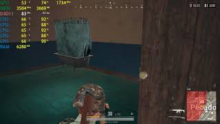 PUBG (PC 1.0 Launch) Gtx 1050 ti + i5-3470 (Miramar Desert map)