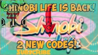 Roblox Shinobi life New Codes