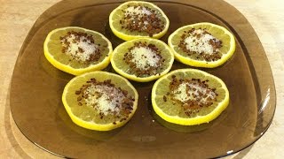 Лимонная закуска под крепкие напитки НИКОЛАШКА. Мамулины рецепты.