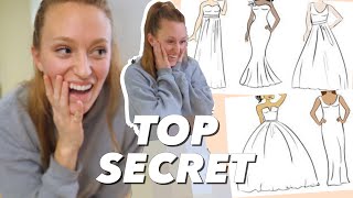 Wedding Dress SKIRT Construction! I'm freaking out... (Episode 2)