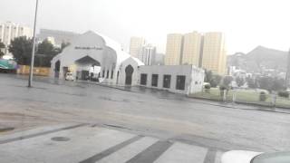 Makkah min barsh ky bad ka mnzar