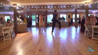 Mother and son perform epic wedding dance