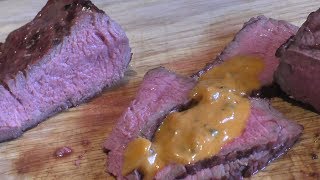 Almo Hüftsteak mit Metaxa Pfeffersauce  "183"