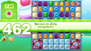 Candy Crush Jelly Saga Level 462 (3 star, No boosters)