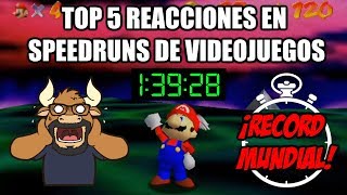 Top 5 Reacciones en Speedruns de Videojuegos