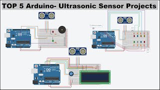Learn Top 5 Arduino Ultrasonic Sensor Projects without Hardware on TinkerCad