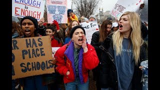 Florida school shooting survivors march on White House for gun control | ITV News