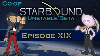 Ice Planet Mining (Starbound Co-op | Part 19) [Starbound Winter Update]