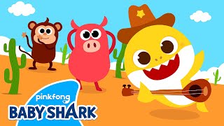 What Does the Monkey Say? | Baby Shark Word Song | Vocabulary for Kids 
