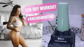 BOOTY GAINS + FAV GREEN SMOOTHIE RECIPE + NEW TATTOO?! || Fat Loss Diaries Ep. 12