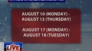 NTVL: Maynilad water service interruption