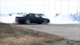 Audi S4 C4 700whp drifting