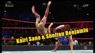 Kairi Sane & Shelton Benjamin VS Sonya & Harper | WWE 2K20 | MIXED GENDER TAG TEAM MATCH #22