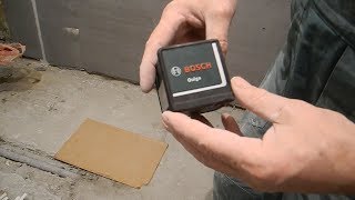 Делаем стяжку лазерным уровнем BOSCH Quigo