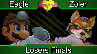 HoG1 - Eagle (Doc) Vs. Zoler (Fox) - Losers Finals - Melee