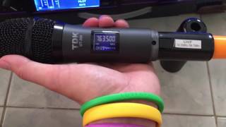 รีวิวไมค์Wireless microphone  TDK  UT-300