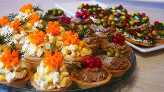 ЗАКУСКИ на Новый Год 2020 Закуски на НОВОГОДНИЙ праздничный стол!!!