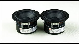 Динамики с aliexpress Audio labs 3 дюйма DQ30TZF-02 распаковка и определение резонансной частоты