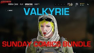 VALKYRIE SUNDAY COMICS BUNDLE [FIRST LOOK] - Let's Play Rainbow Six Siege