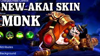 AKAI'S NEW SKIN MONK ANIMATION AND SKILLS