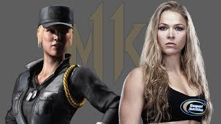 SONYA BLADE RONDA ROUSEY DIALOGUES! [FAN EDIT] How she will look/sound like!