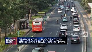 Ridwan Kamil Sebut Jakarta Tak Pernah Disiapkan Jadi Ibukota