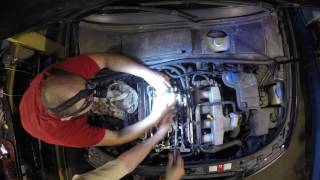 Audi VW 1.8t AWT замена гидронатяжителя регулятора фаз газораспределения