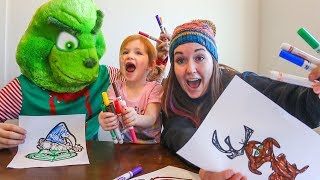 3 Marker Challenge! THE GRINCH EDITION