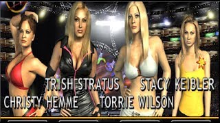 WWE Day of Reckoning 2 (NINTENDO GAMECUBE) Bra and Pantsu Tournment