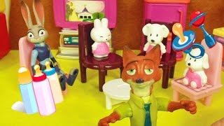 Мультфильм из игрушек Зверополис - Прятки с Малышами