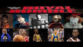 WWE 2k18 Royal Rumble Horro Movie Charactersr Vs. NBA Players