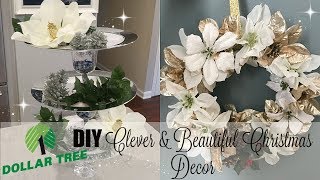 6 CLEVER & BEAUTIFUL DOLLAR TREE CHRISTMAS DECOR DIYS // CHRISTMAS 2017 DIY HOME DECOR