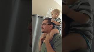 Daddy shoulder ride