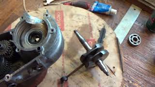 Лёхе лепим движок SIMSON S50  поскребя по сусекам