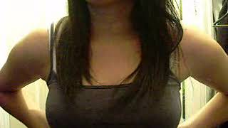 Brunette girl has hiccups 4