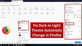 How to Fix Mozilla Firefox Automatic Changing Dark or Light Theme in Windows 10