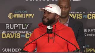 USA: Undefeated Gervonta 'Tank' Davis and Isaac 'Pitbull' Cruz share fiery pre-fight presser